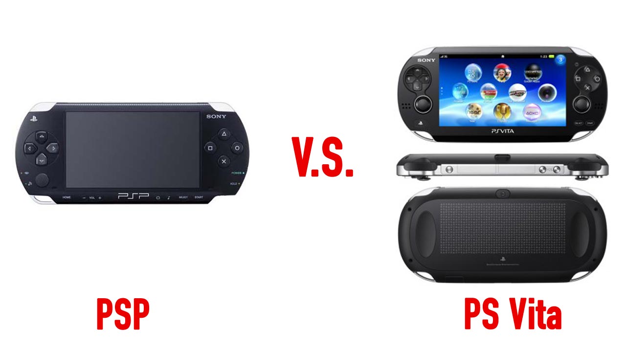 PSP and PS Vita Side by Side