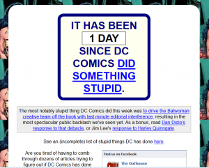 It's been one day since DC screwed up