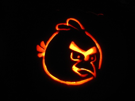 angry birds pumpkin