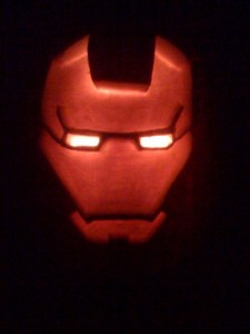 Iron Man pumpkin